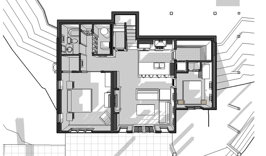 Kelowna basement suite design services floor plans after